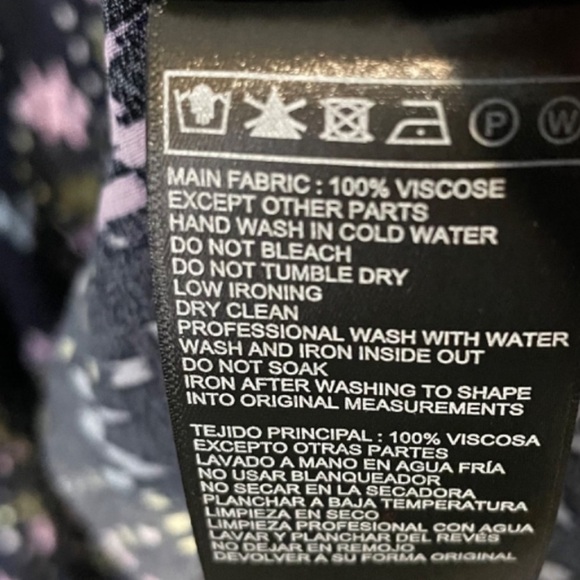 NWT Ba&sh Nerla Dress Bleu Nuit Midnight Navy Blue Ikat Wrap Midi Maxi Dress - Picture 10 of 13